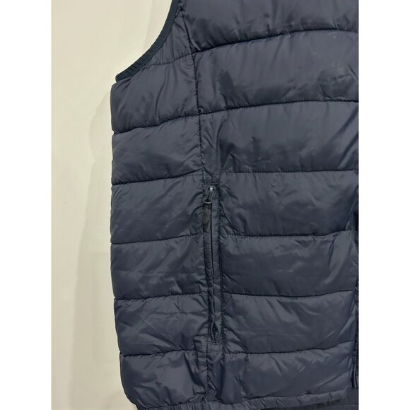 G.H. Bass & Co. Puffer Vest Navy Quilted Full Zip Pockets Sz XXL - Picture 4 of 9